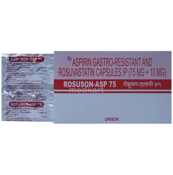 rosuson asp 75mg capsule 10's